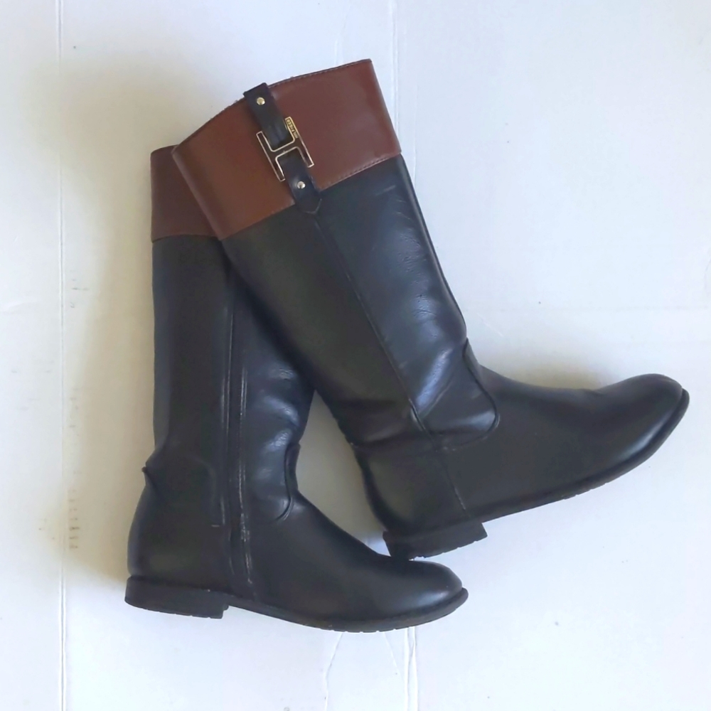 Tommy Hilfiger Andrea H-DD Girls Tall Boots Size 3